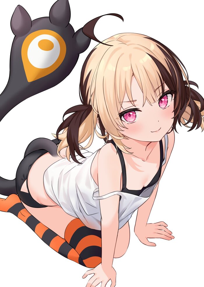 GG , Anime Art, Virtual YouTuber, Hololive, Gigi Murin, Hitsukuya