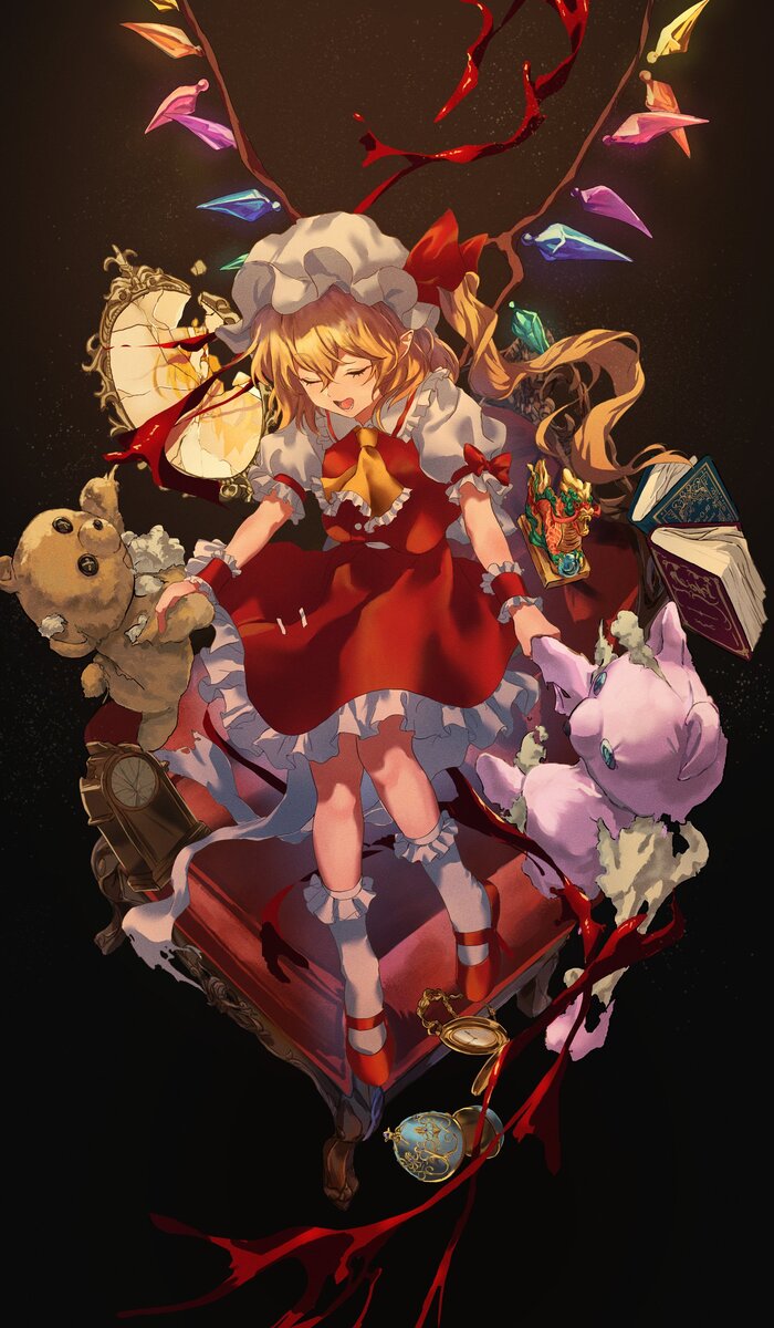  , Anime Art, Touhou, Flandre Scarlet