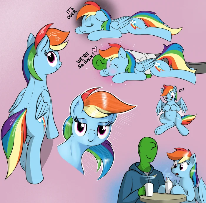 Rainbow - My Little Pony, Anon, Rainbow Dash