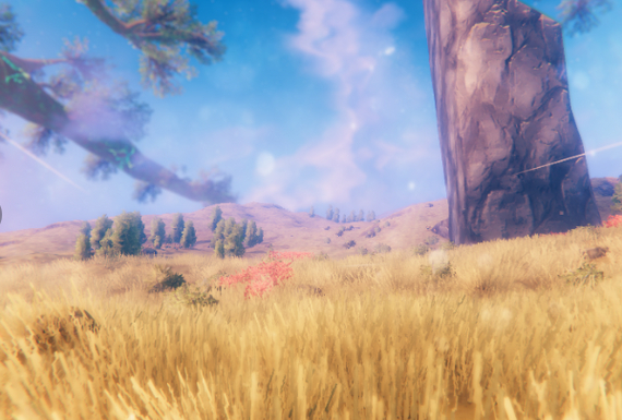 На равнинах мы лицезреем уже прилетевшие в 10 мир копии астероида Оумуамуа, они легко добываются потому что имеют длинную форму,сбриваем основание и вуаля нам около 5-9 стаков канмей, быстро и удобно. Просто хватаем портал и бежим в обход по равнинам.