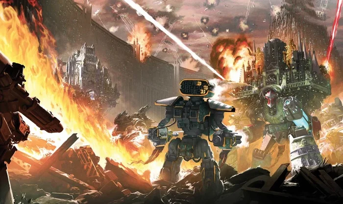 State Services suggests not to miss the second stage of the Battle of Robots, as I understand it, the final direction will lead somewhere here: - Humor, Warhammer 40k, Public services, Warhammer 30k, Warhammer, Longpost, Battle of the Robots, Screenshot