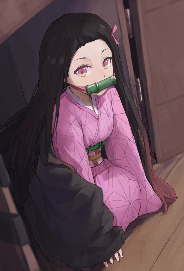 Nezuko , Anime Art, Kimetsu No Yaiba, Nezuko Kamado