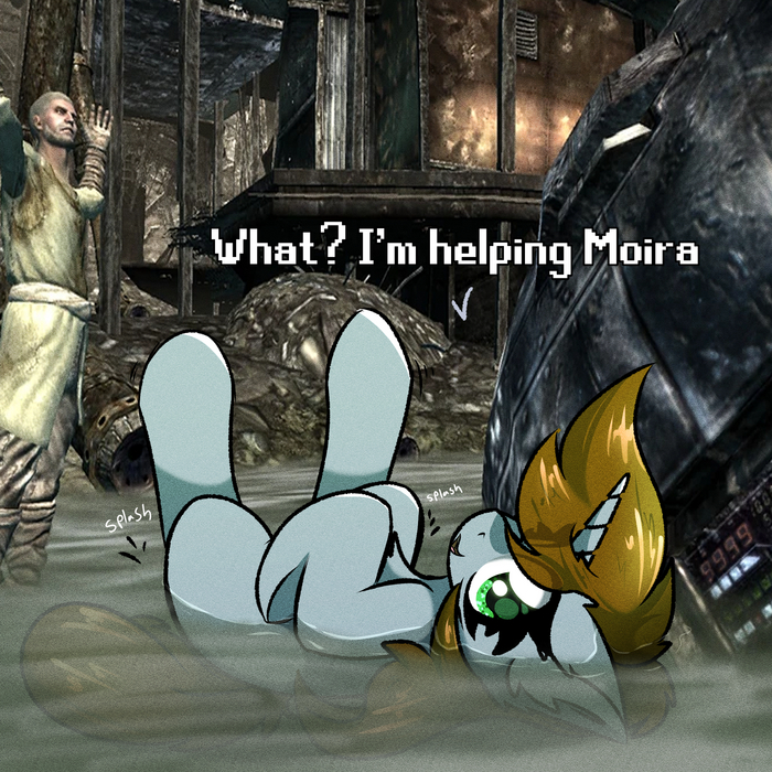 ?    My Little Pony, Littlepip, Fallout 3, Fallout: Equestria