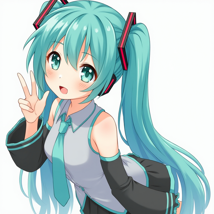   (Hatsune Miku) Hatsune Miku, , Anime Art