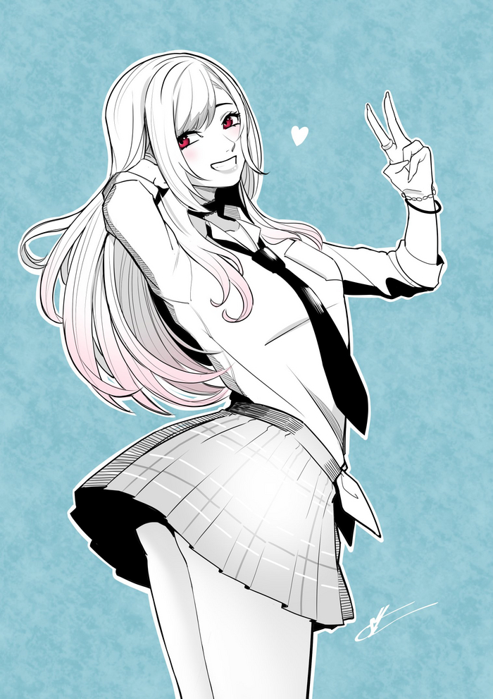  Anime Art, , Eightyfourart, Sono Bisque Doll wa Koi wo Suru, Marin Kitagawa