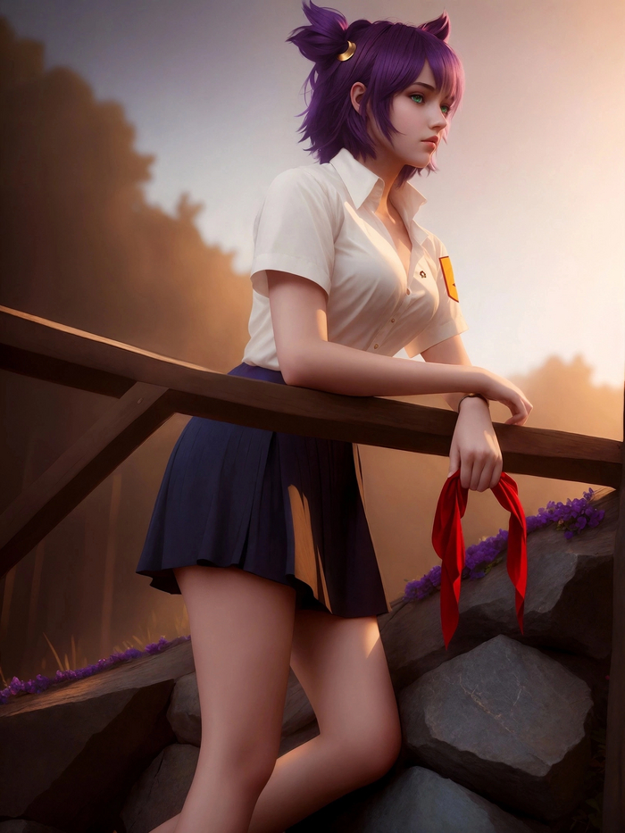 Над обрывом...