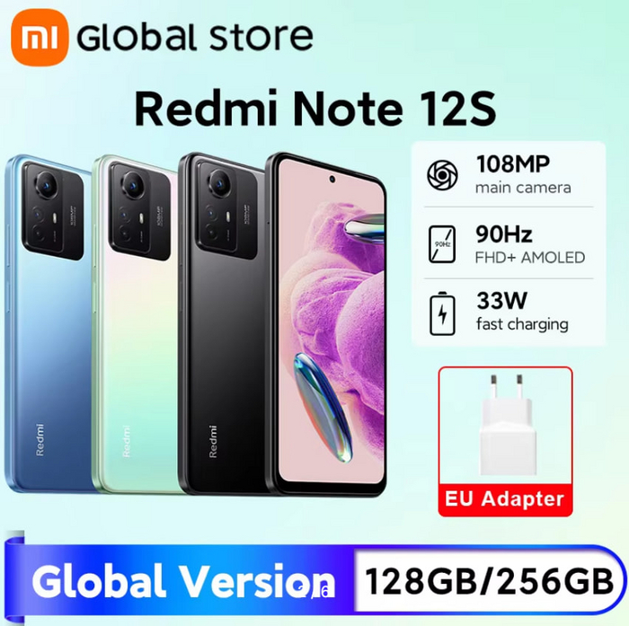  Xiaomi Redmi Note 12s , 8/256 global     