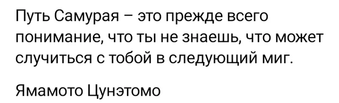 Путь самурая... - Самурай, Путь самурая, Скриншот, Цитаты