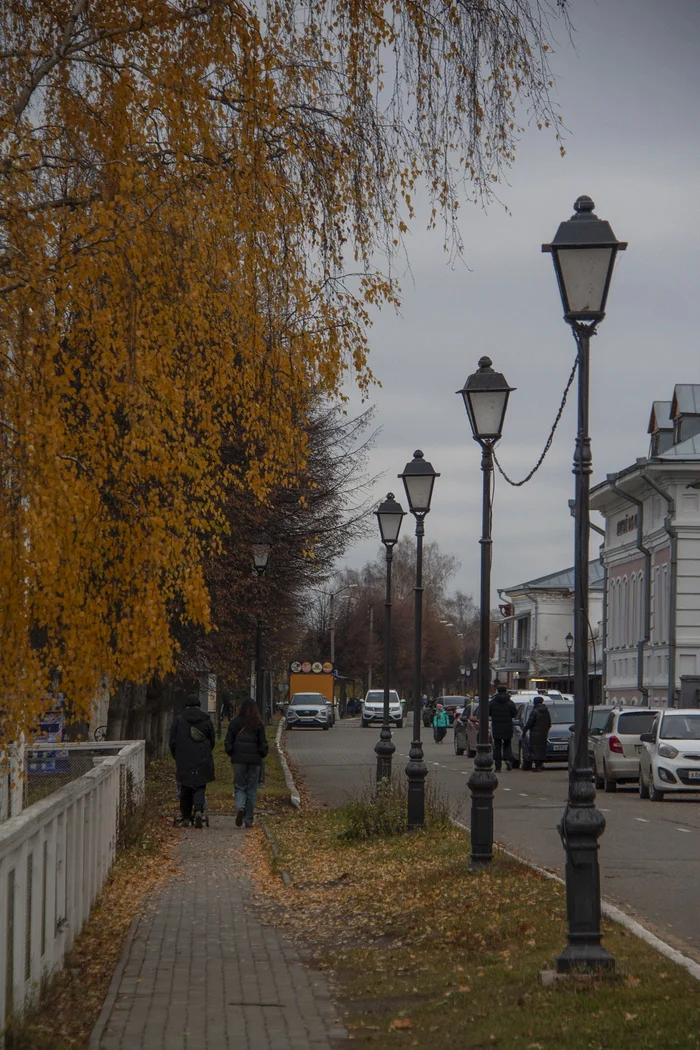 Прогулка по осеннему Плёсу - Моё, Фотография, Пейзаж, Река Волга, Плёс, Туман, Красивый вид, Река, Длиннопост