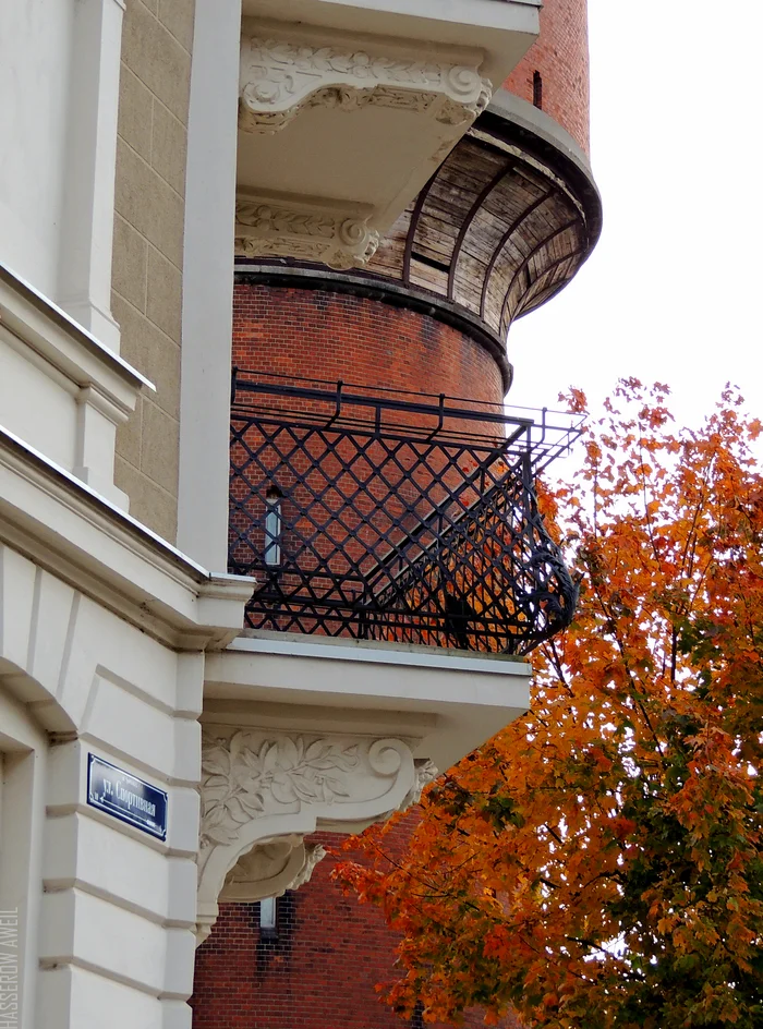 Autumn in Chernyakhovsk - My, Kaliningrad region, Kaliningrad, Chernyakhovsk, City walk, The photo, Insterburg, sights, Water tower, Architecture, Cities of Russia