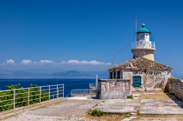 Lighthouse in the Old Fortress of Corfu - My, Greece, Kerkyra, Fortress, Lighthouse, The photo, Longpost