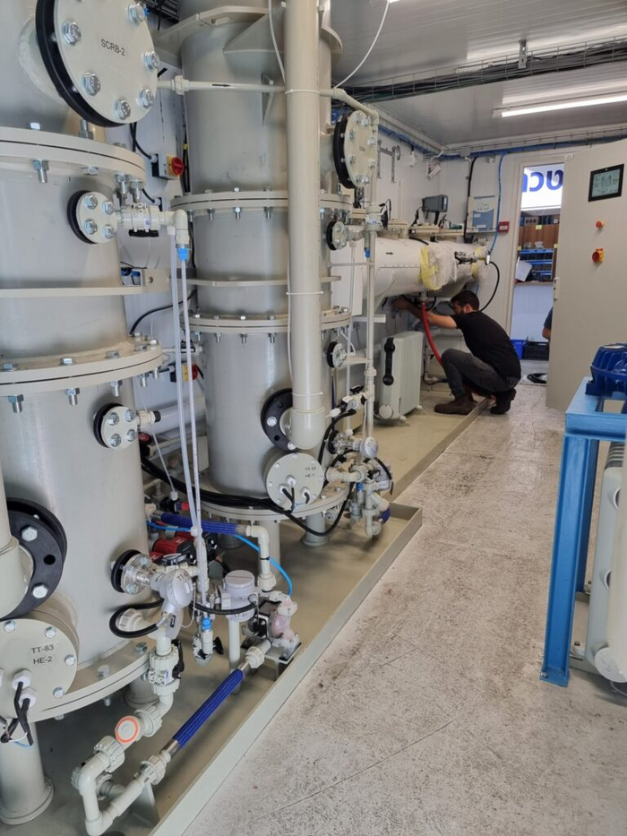 Проверка системы Sulkan перед отправкой. Фото предоставлено Clairion