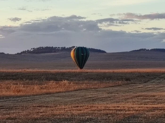 Yesterday near Ust-Orda - My, Balloon, Sunset