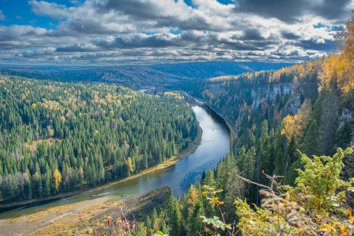 Beauty Usva - My, Autumn, The photo, River, Nature, Landscape, Usva