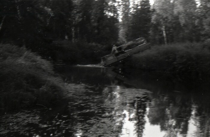 Переезд через реку.