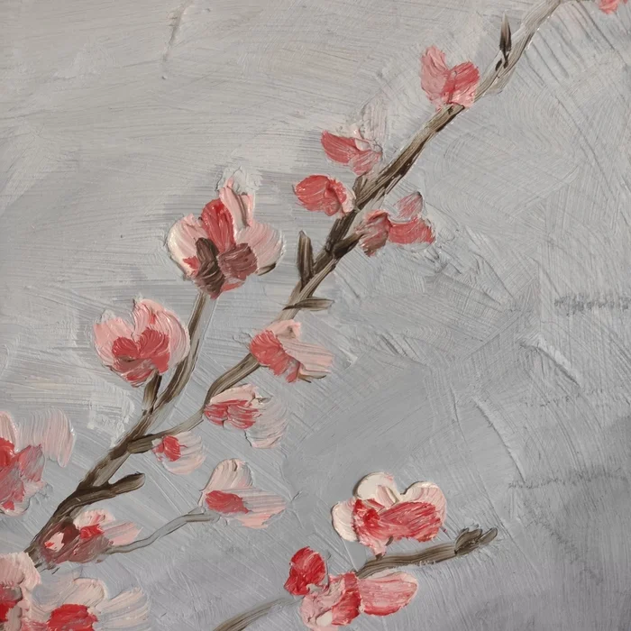 Interior paintings 40*40 - My, Handmade, Author's painting, Interior painting, Oil painting, Three-dimensional picture, Canvas, Painting, Painting, Longpost