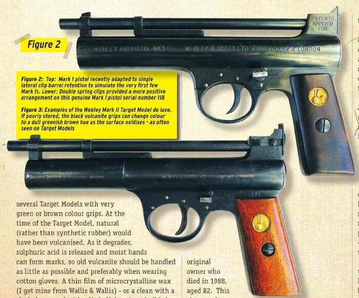 Vintage Webley Air Pistol - Engineer, Weapon, Armament, Airguns, Air pistol, Air rifle, Military history, Toys, British Army, England, Telegram (link), Yandex Zen (link), Longpost
