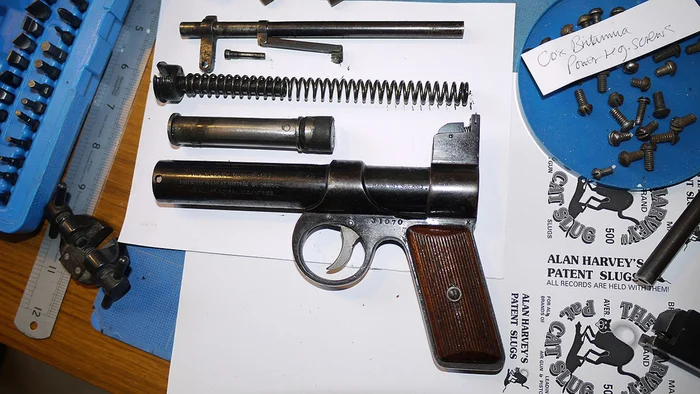 Vintage Webley Air Pistol - Engineer, Weapon, Armament, Airguns, Air pistol, Air rifle, Military history, Toys, British Army, England, Telegram (link), Yandex Zen (link), Longpost