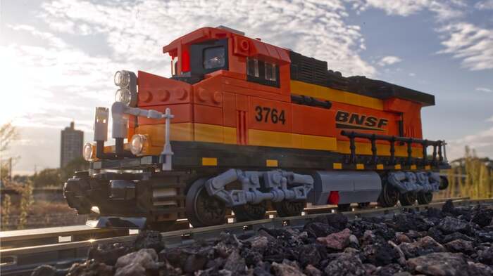 #MOCдня BNSF Locomotive от IVIuggle - LEGO, Конструктор, Moc