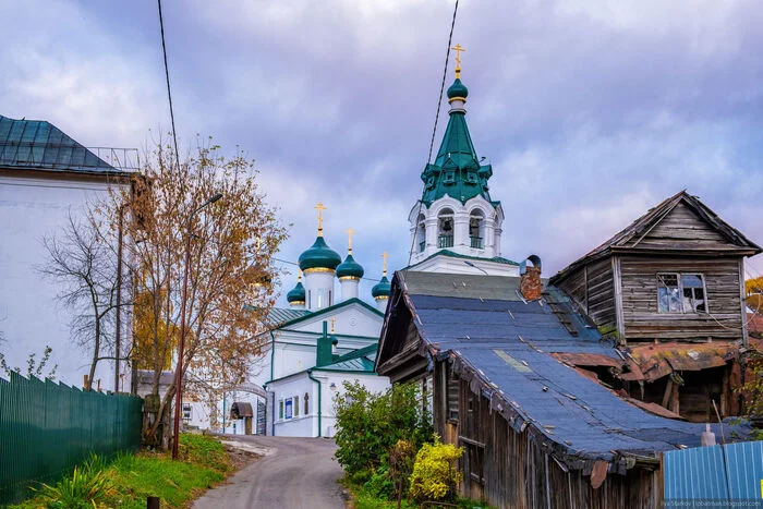 Печерская слобода — исторический район Нижнего Новгорода - Моё, Нижний Новгород, Фотография, Осень, Длиннопост