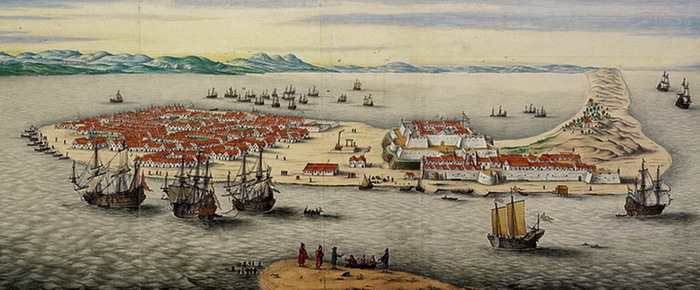 Португальское торговое поселение (фактория) в Азии