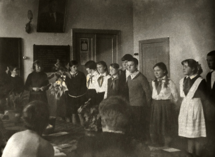 Прием в комсомол на базе Коми-Пермяцкого сельскохозяйственного техникума, 1967