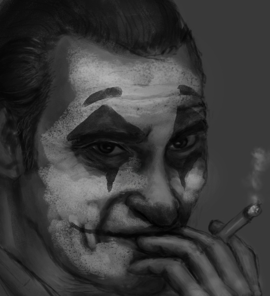 I draw - My, Art, Photoshop, Hobby, Painting, Beginner artist, Joker