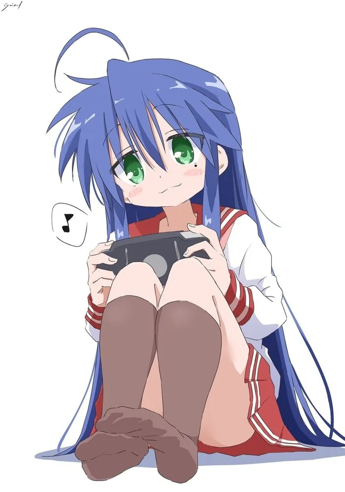 Konata Izumi | LuckyStar - Anime, Art, Anime art, Konata Izumi, Lucky Star, Manga, Twitter (link)