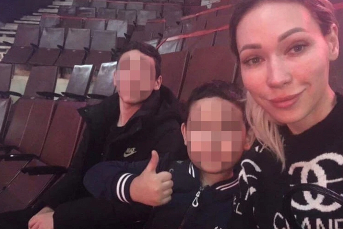 Дина с детьми