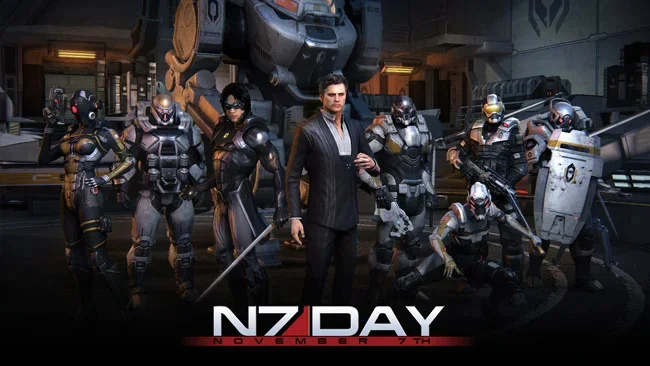 9 days until day N7 - Mass effect, N7 Day