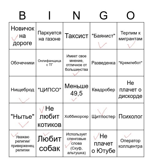 Pikabu Hate Bingo - My, Peekaboo, Pick-up headphones, Bingo, Hatred