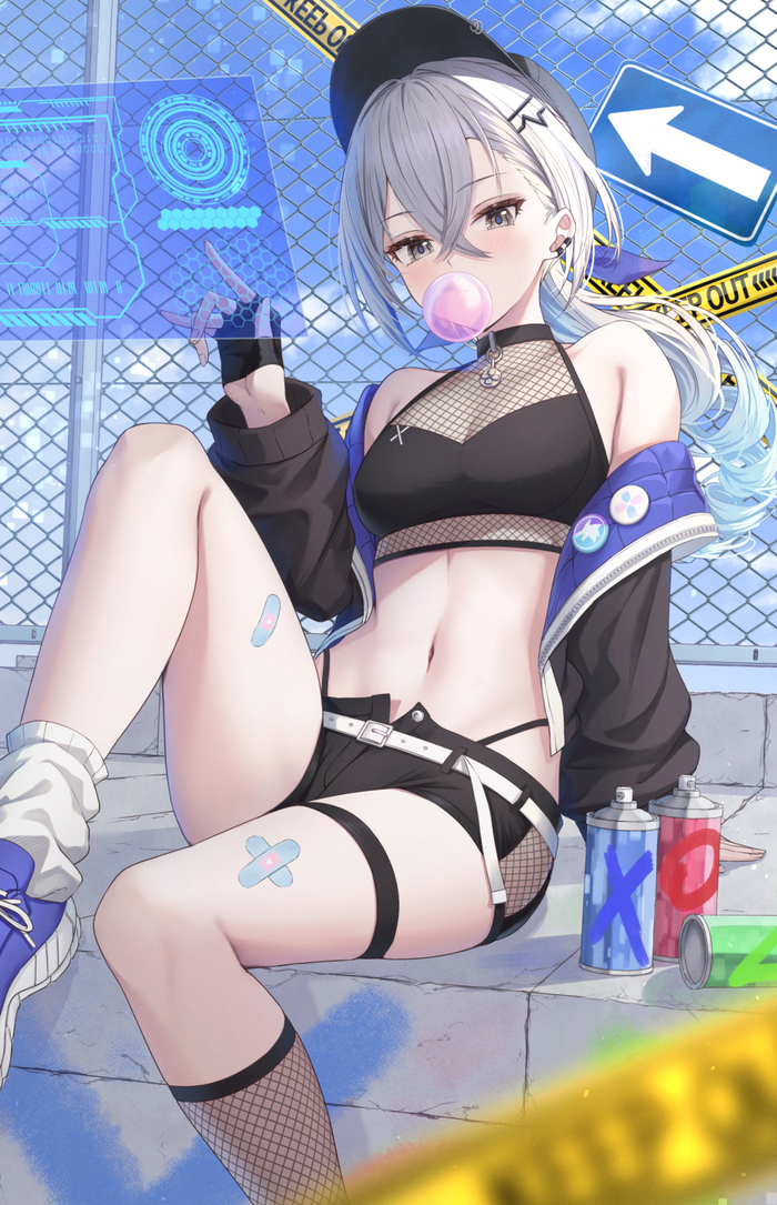 Wolf Anime Art, , Honkai: Star Rail, Silver Wolf (Honkai: Star Rail)