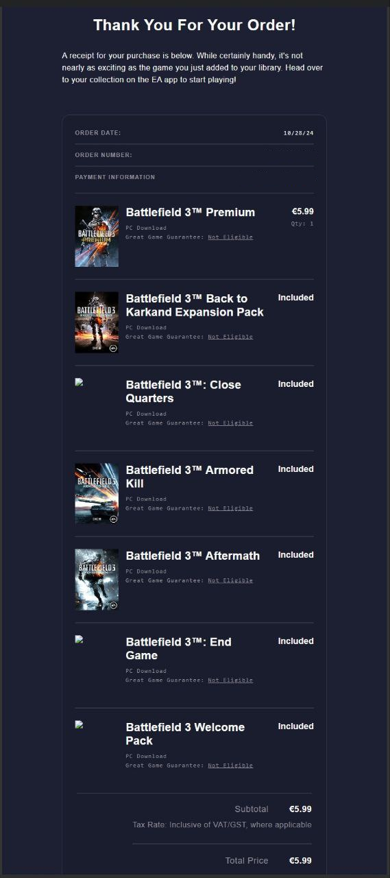 Как купить игру в EA store (рф и рб) - Моё, EA Games, Battlefield 3, Санкции, Покупка, Способы, Длиннопост