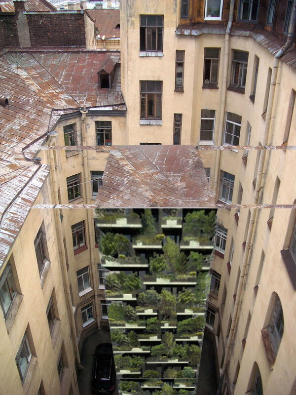 Многоярусные сады могут выглядеть примерно так