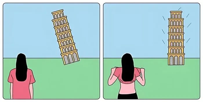 Corrected - Humor, Leaning tower of pisa, Comics, Telegram (link)