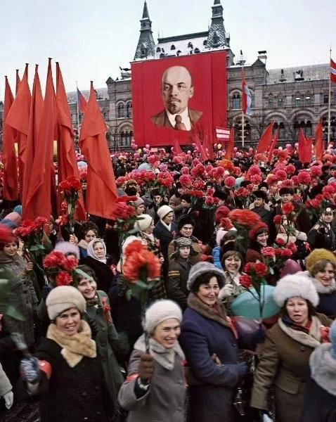 Демонстрация на Красной площади, 1977 год - Воспоминания, СССР, Ностальгия, Сделано в СССР, Картинка с текстом, 70-е