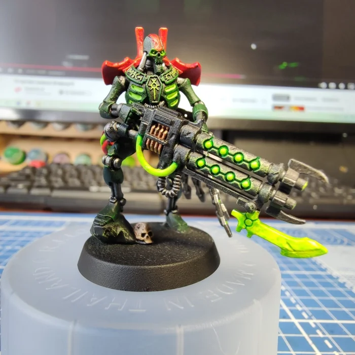 Royal Warden - Моё, Warhammer, Покраска миниатюр, Necrons, Warhammer 40k, Миниатюра, Wh miniatures, Длиннопост