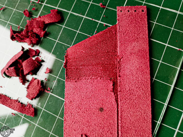 сбрусовываю внутренний карман