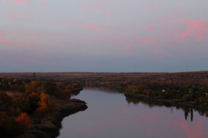 Ближе к вечеру - Моё, Фотография, Пейзаж, Река, Ростовская область, Северский Донец