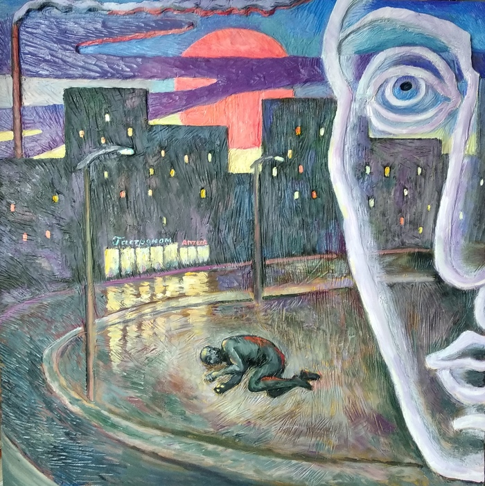 Анна Ягужинская. Центровая работа. Это - вырезанный мной из дерева липы, барельеф, расписанный мною потом, масляными красками размер - метр на метр.