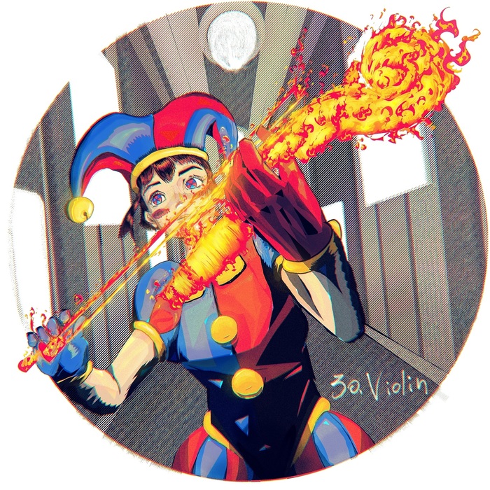     , , Ace0fredspades, Inktober, Pomni, The Amazing Digital Circus