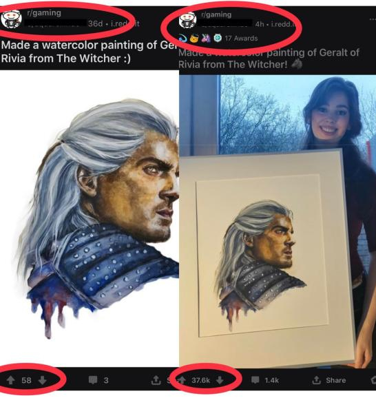 How to Become Popular on the Internet (Simple Guide) - Painting, Witcher, Games, Artist, Reddit, Screenshot