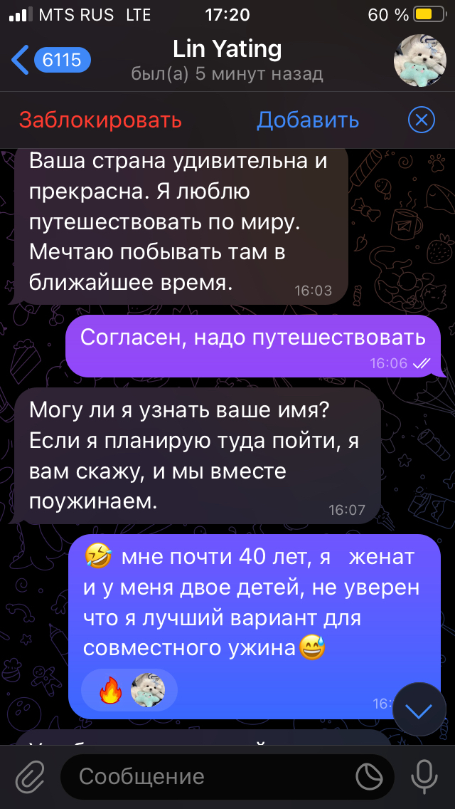 Кому кошкожену? - Моё, Юмор, Спам, Азия, Азиатка, Telegram, Скриншот, Длиннопост