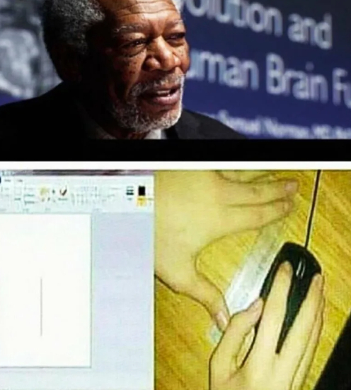 What would happen if a person used 100% of his brain - Dubious life hacks, Memes, Morgan Freeman, Stupidity, Strange humor, A selection, Longpost, Picture with text, Hardened