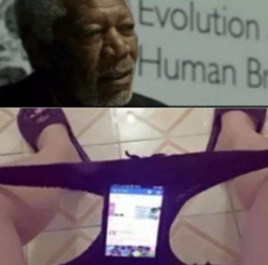 What would happen if a person used 100% of his brain - Dubious life hacks, Memes, Morgan Freeman, Stupidity, Strange humor, A selection, Longpost, Picture with text, Hardened