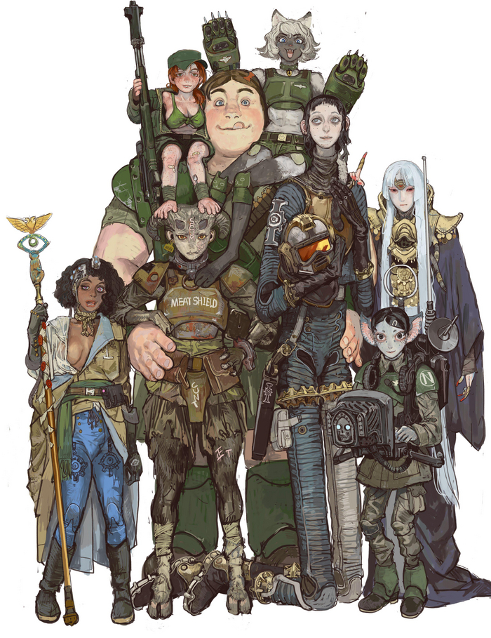   Warhammer 40k, Wh Art, , , , Mossa, ,  