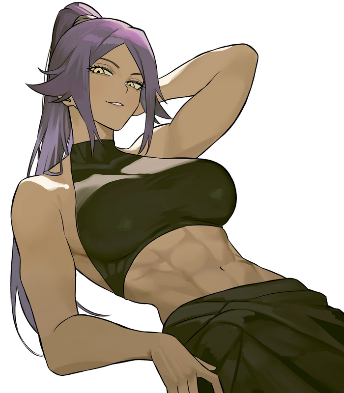 Yoruichi , Anime Art, , , Shihouin yoruichi, Bleach,  , Muscleart