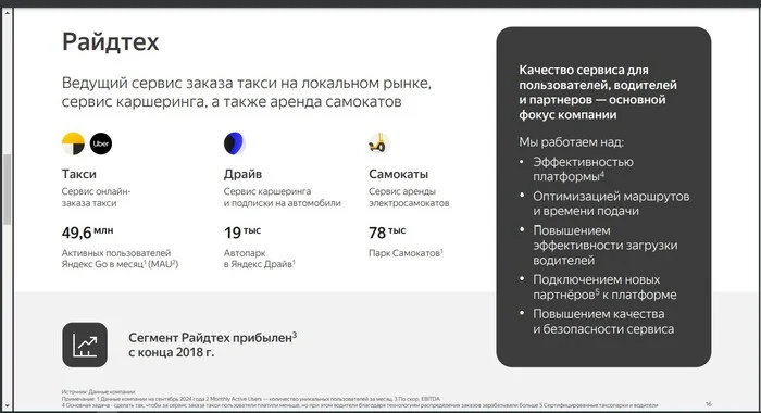 Яндекс нашел Грааль и сообщил о нем на стр.16 своей презентации за III квартал этого года - Моё, Яндекс Такси, Яндекс, Таксист, Такси, Отчетность, Тарифы, Обман, Негатив