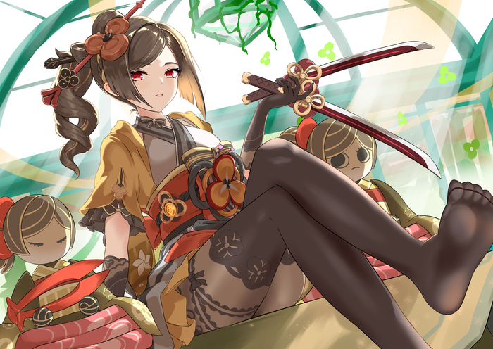    , Anime Art, Genshin Impact, Chiori (Genshin Impact), 
