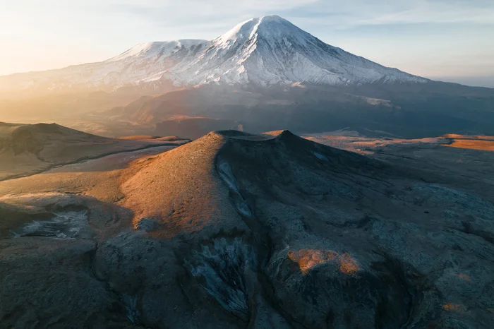 Kamchatka at dawn - My, The nature of Russia, Nature, Дальний Восток, Travel across Russia, Travels, Kamchatka, Volcano, Landscape